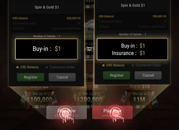 GGPoker APP 入口相关界面